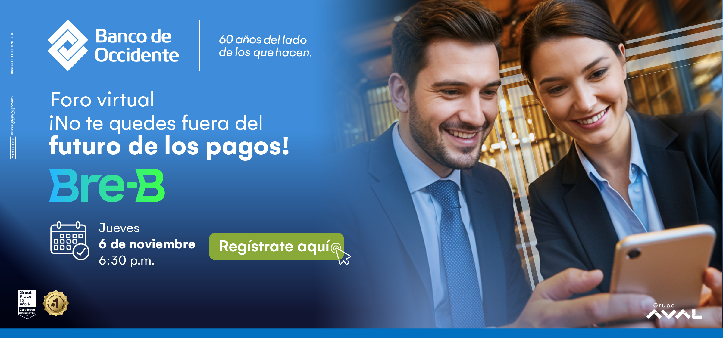 Banner Principal Banco de Occidente